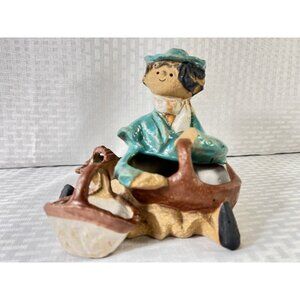 Metlox Poppytrail Poppets Folk Art Planter‎ by Helen Slater